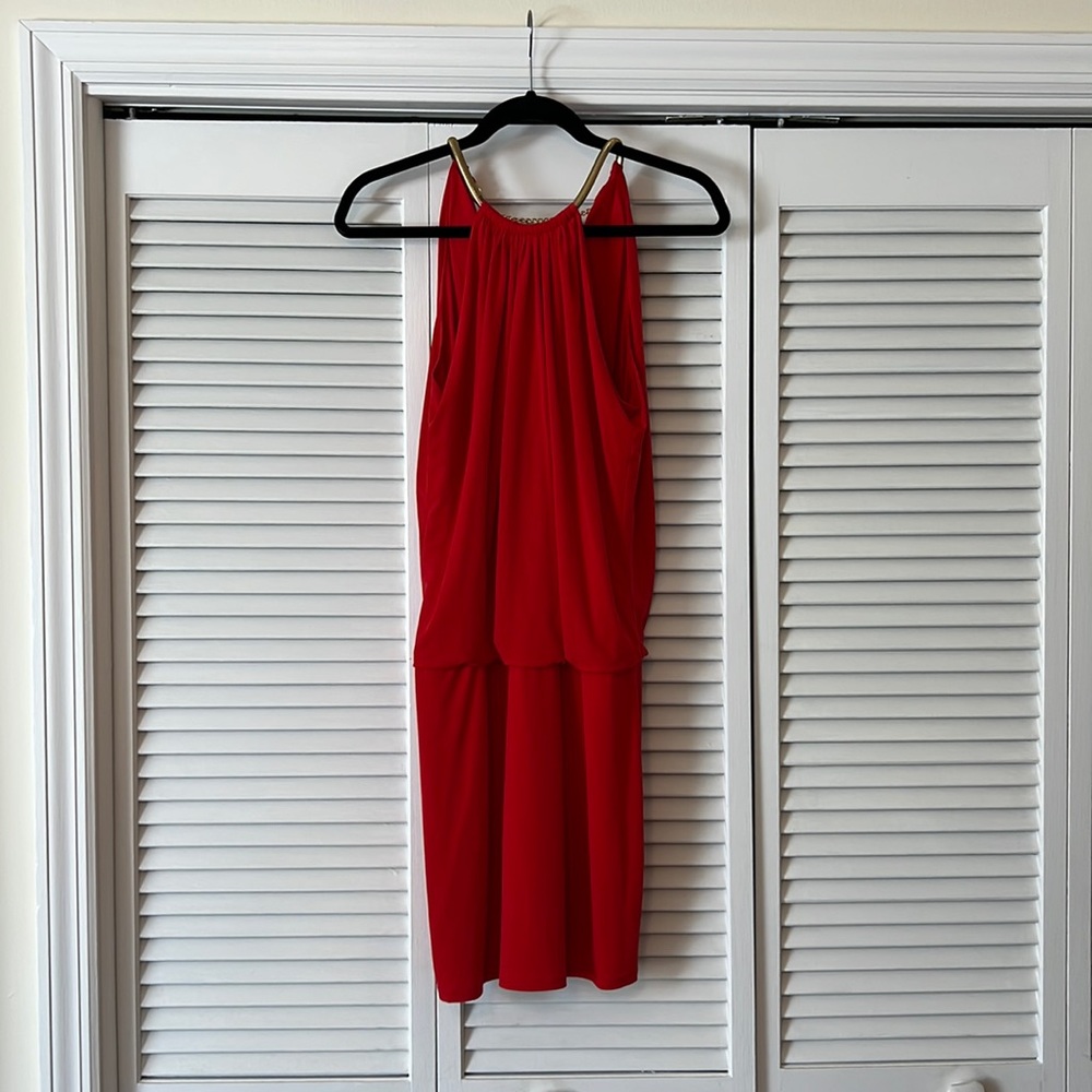 Jessica Simpson Dress with Gold Neck